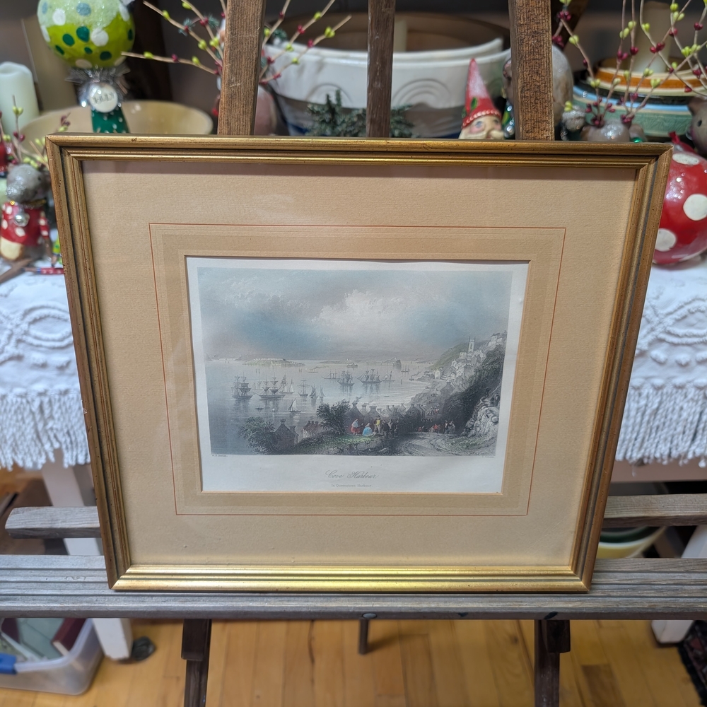 Antique Authentic Engraved Painting